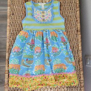 Matilda Jane  Size 4 Home Sweet Home Cotton Sleeveless Dress